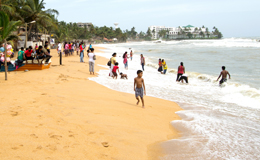 Beach in Colombo, Sri Lanka